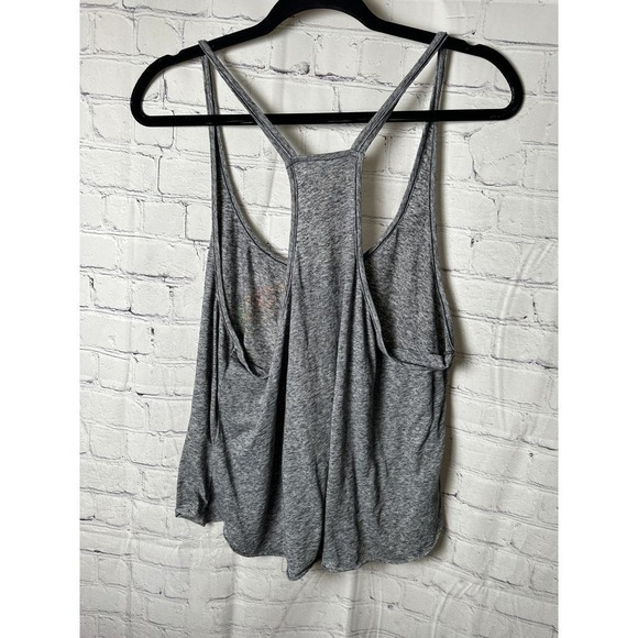 Woodstock Music Festival Graphic Tank Top Retro Hippie Style Gray - Picture 5 of 5